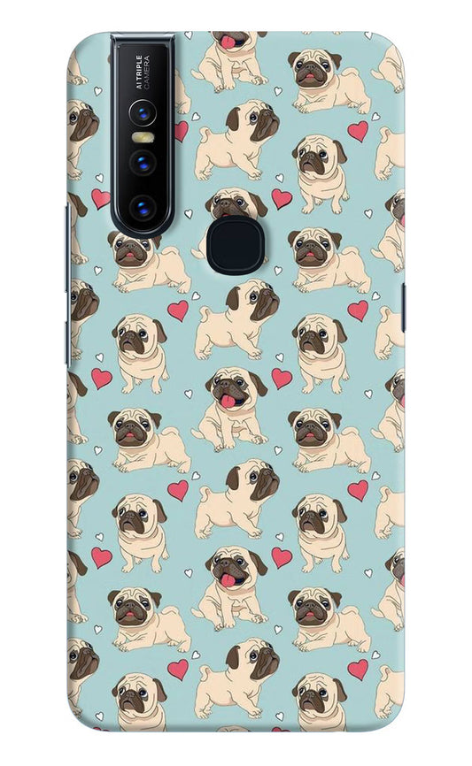 Pug Dog Vivo V15 Hard Case Back Cover by Casekaro