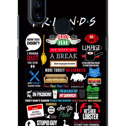 FRIENDS Vivo V15 Hard Case Back Cover by Casekaro