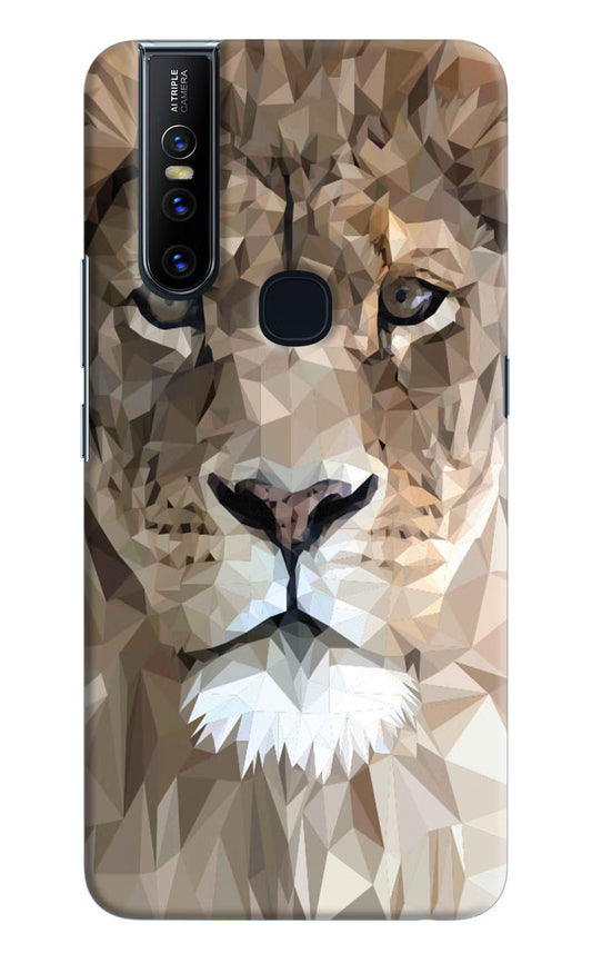 Lion Art Vivo V15 Hard Case Back Cover by Casekaro