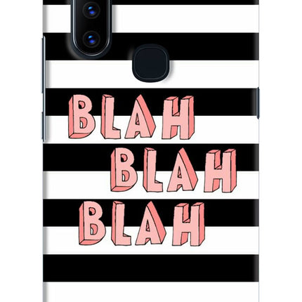 Blah Blah Blah Vivo V15 Hard Case Back Cover by Casekaro