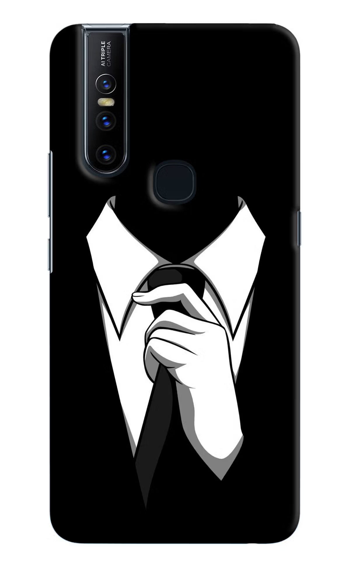 Black Tie Vivo V15 Hard Case Back Cover by Casekaro