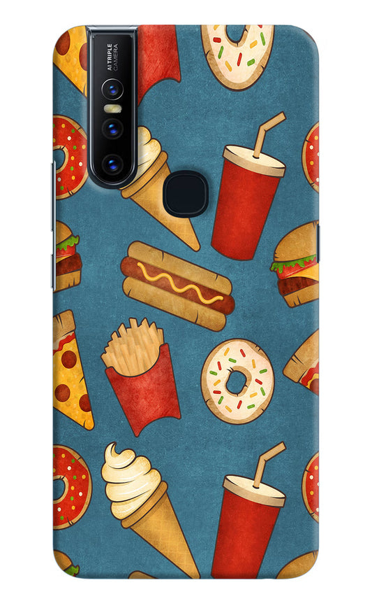 Foodie Vivo V15 Hard Case Back Cover by Casekaro