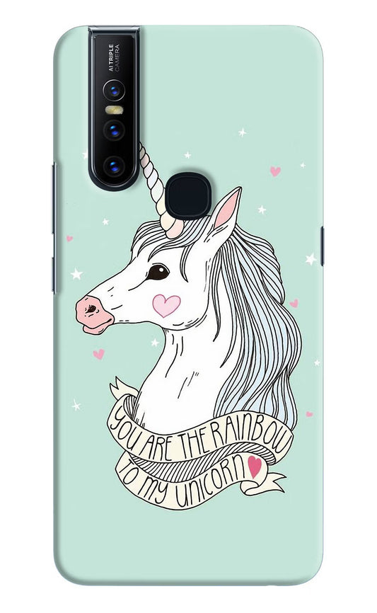 Unicorn Wallpaper Vivo V15 Hard Case Back Cover by Casekaro