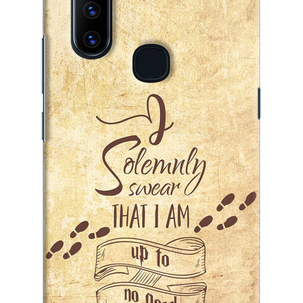 I Solemnly swear that i up to no good Vivo V15 Hard Case Back Cover by Casekaro