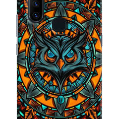 Angry Owl Art Vivo V15 Hard Case Back Cover by Casekaro