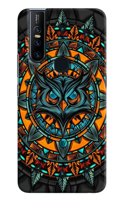 Angry Owl Art Vivo V15 Back Cover