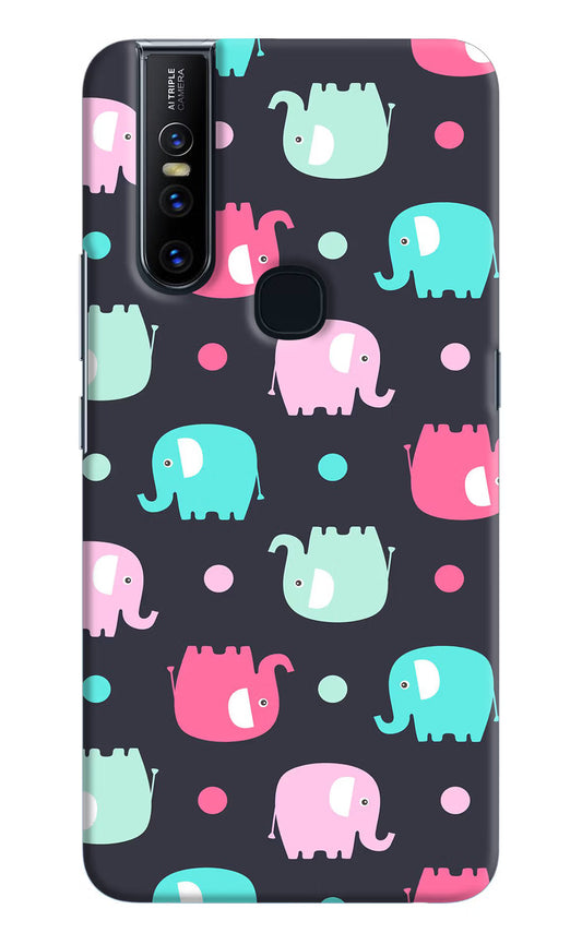Elephants Vivo V15 Hard Case Back Cover by Casekaro