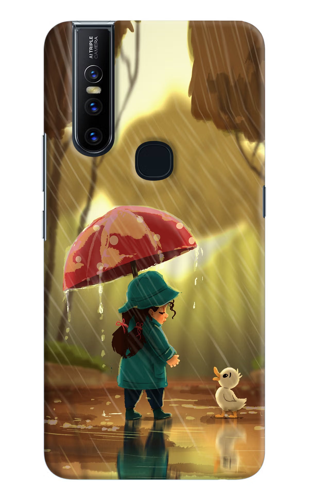Rainy Day Vivo V15 Hard Case Back Cover by Casekaro