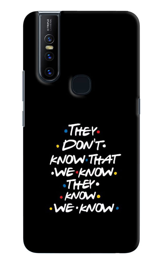 FRIENDS Dialogue Vivo V15 Hard Case Back Cover by Casekaro