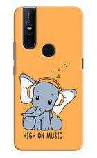 High On Music Vivo V15 Hard Case Back Cover by Casekaro