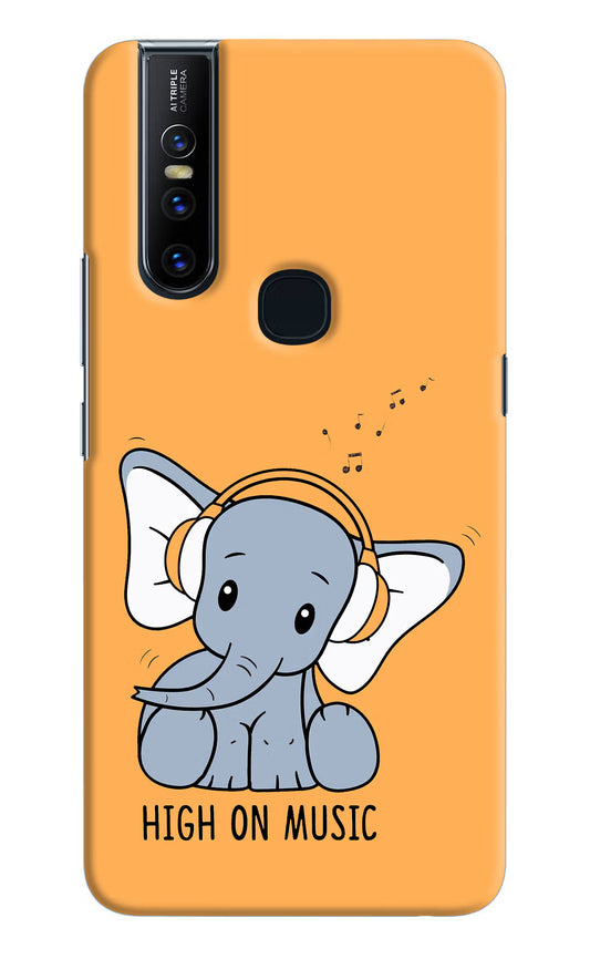 High On Music Vivo V15 Hard Case Back Cover by Casekaro