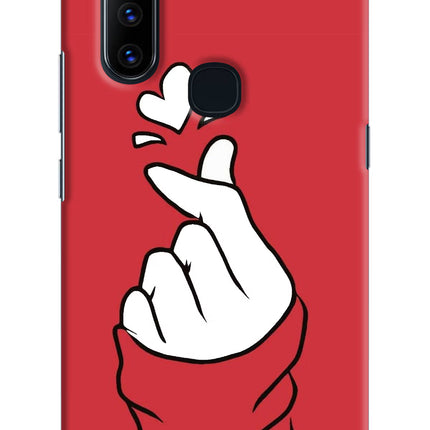Korean Love Sign Vivo V15 Hard Case Back Cover by Casekaro
