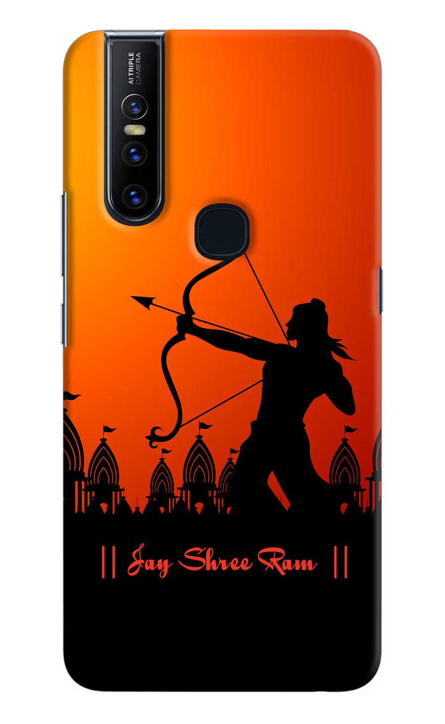 Lord Ram - 4 Vivo V15 Back Cover, Hard case