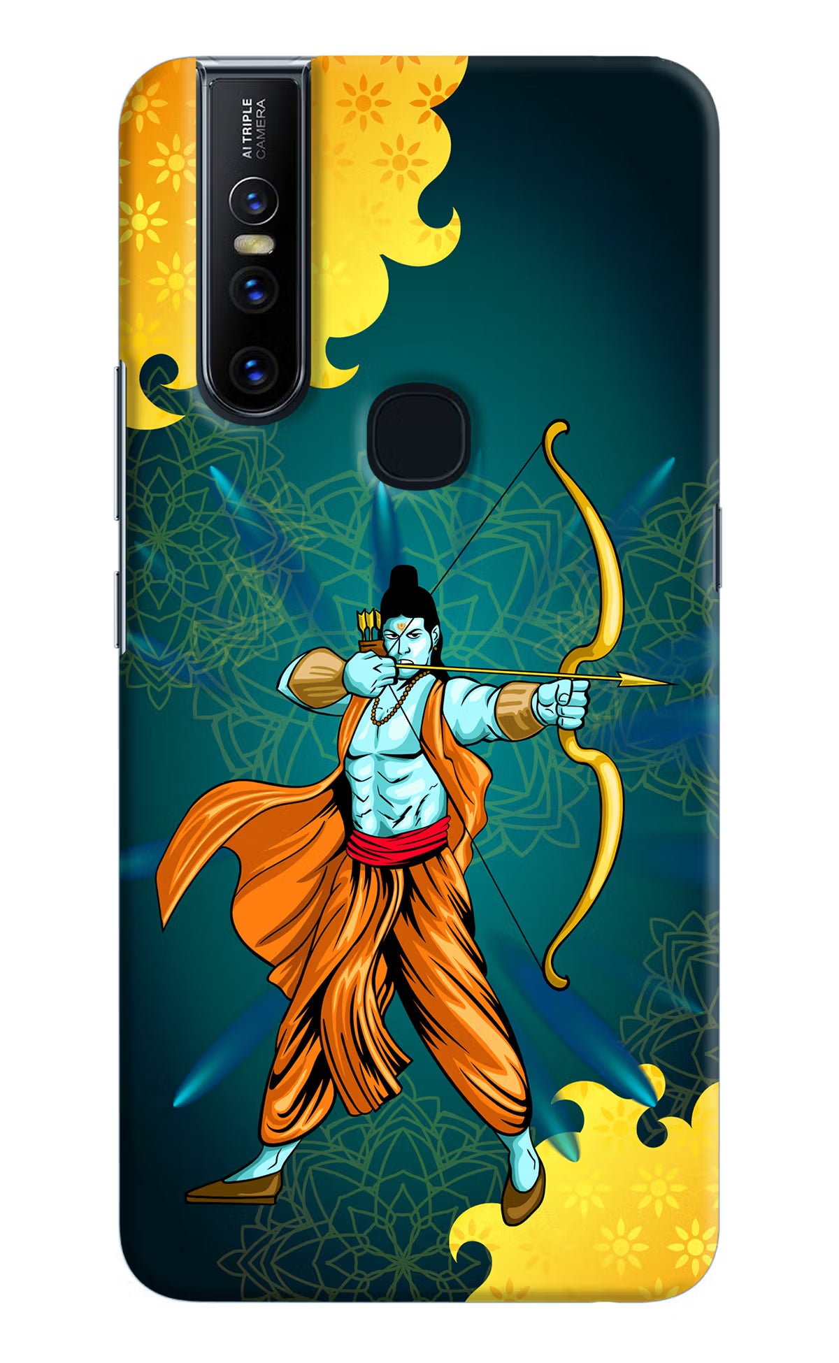 Lord Ram - 6 Vivo V15 Hard Case Back Cover by Casekaro