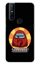Among Us Shhh! Vivo V15 Hard Case Back Cover by Casekaro