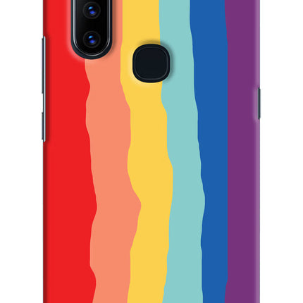 Rainbow Vivo V15 Hard Case Back Cover by Casekaro