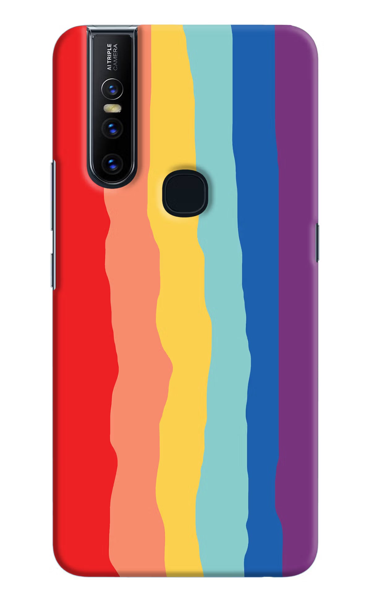 Rainbow Vivo V15 Hard Case Back Cover by Casekaro