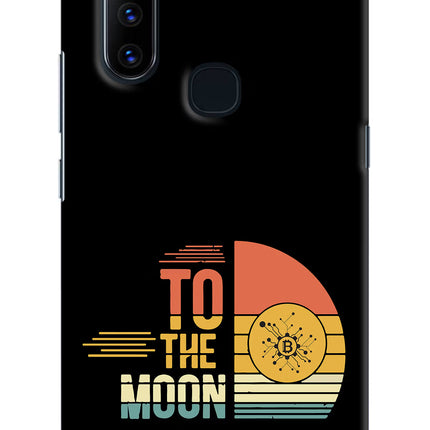 To the Moon Vivo V15 Hard Case Back Cover by Casekaro