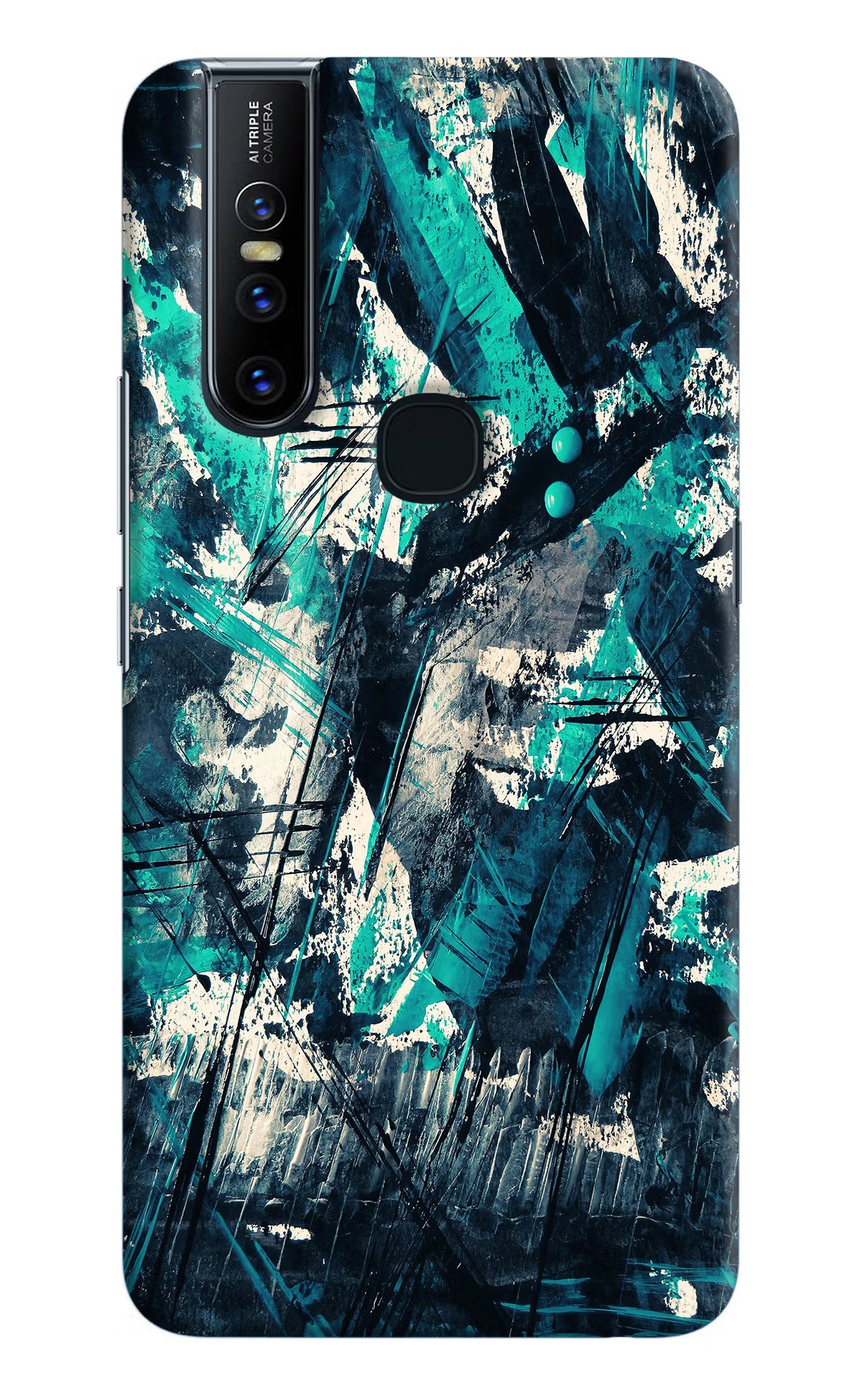 Artwork Vivo V15 Hard Case Back Cover by Casekaro