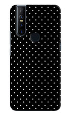 White Dots Vivo V15 Hard Case Back Cover by Casekaro