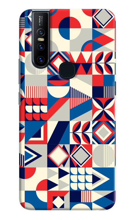 Colorful Pattern Vivo V15 Hard Case Back Cover by Casekaro