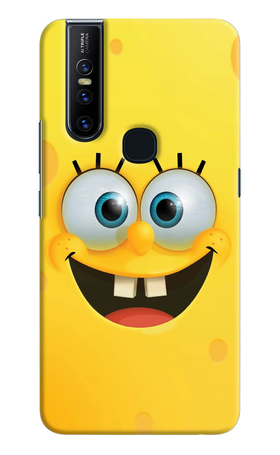 Sponge 1 Vivo V15 Back Cover, Hard case