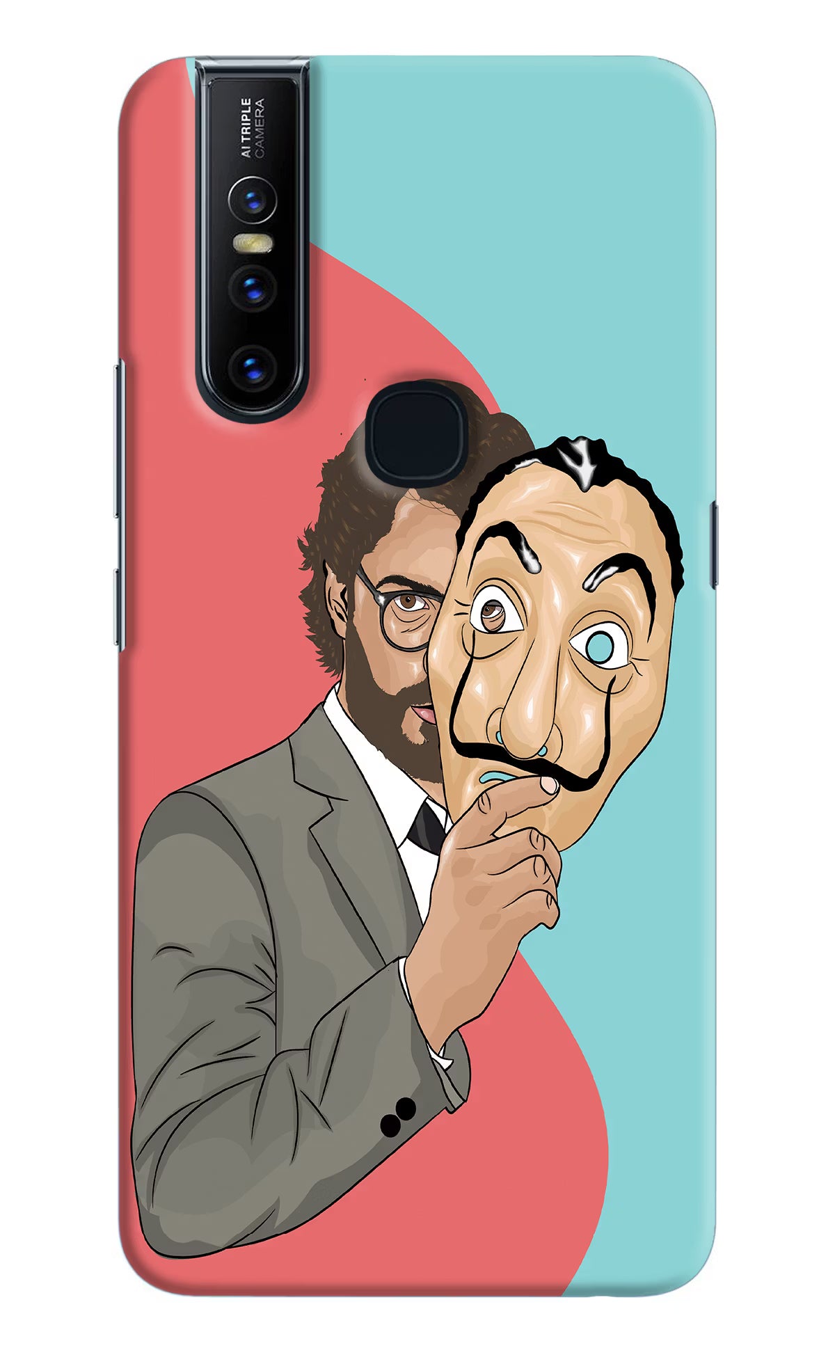 Professor Vivo V15 Hard Case Back Cover by Casekaro