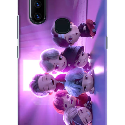 BTS Chibi Vivo V15 Hard Case Back Cover by Casekaro