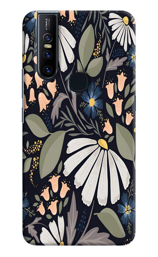 Flowers Art Vivo V15 Hard Case Back Cover by Casekaro