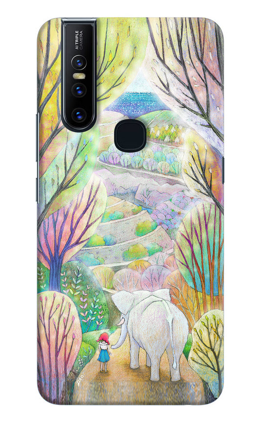 Nature Painting Vivo V15 Hard Case Back Cover by Casekaro