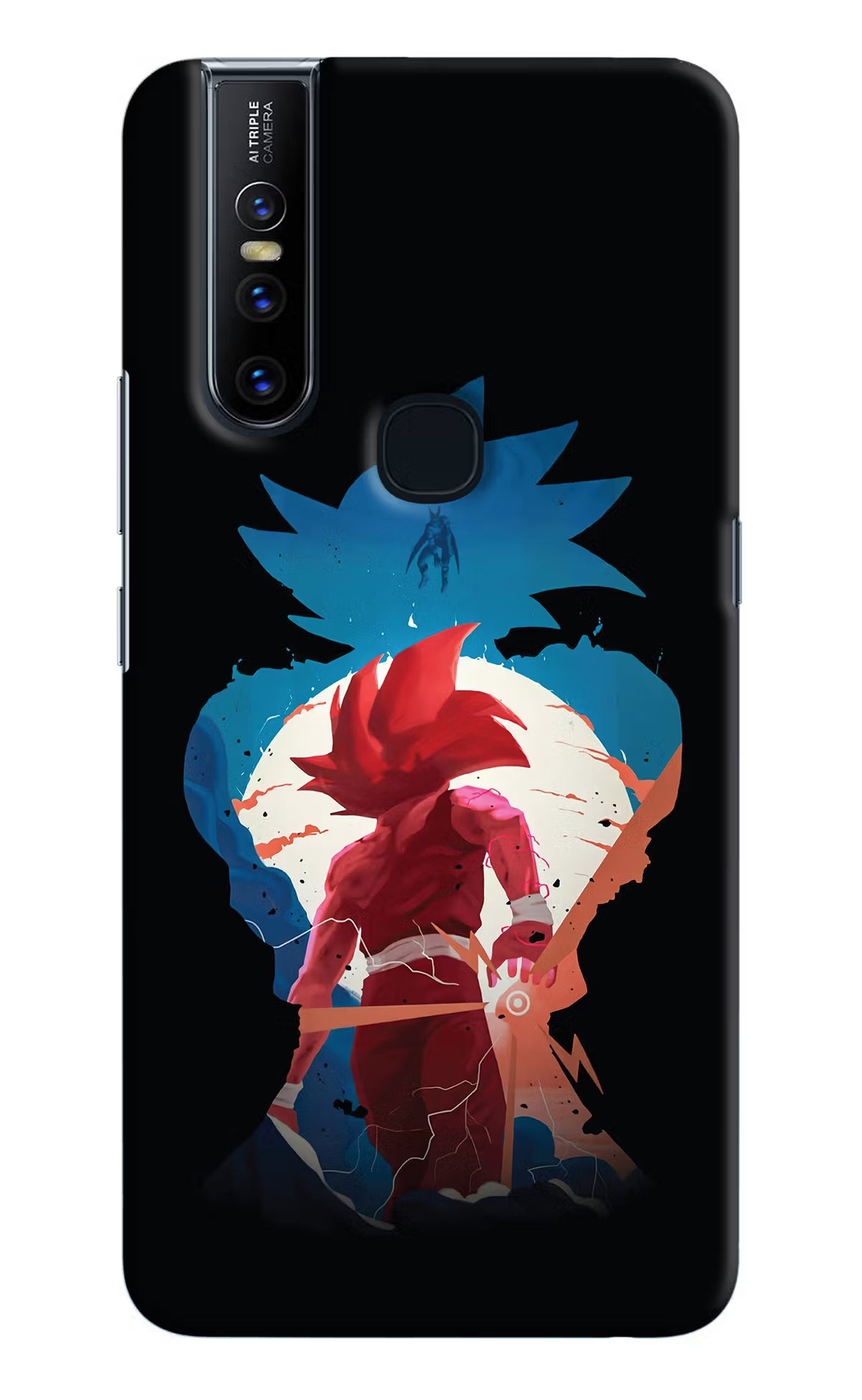 Goku Vivo V15 Hard Case Back Cover by Casekaro