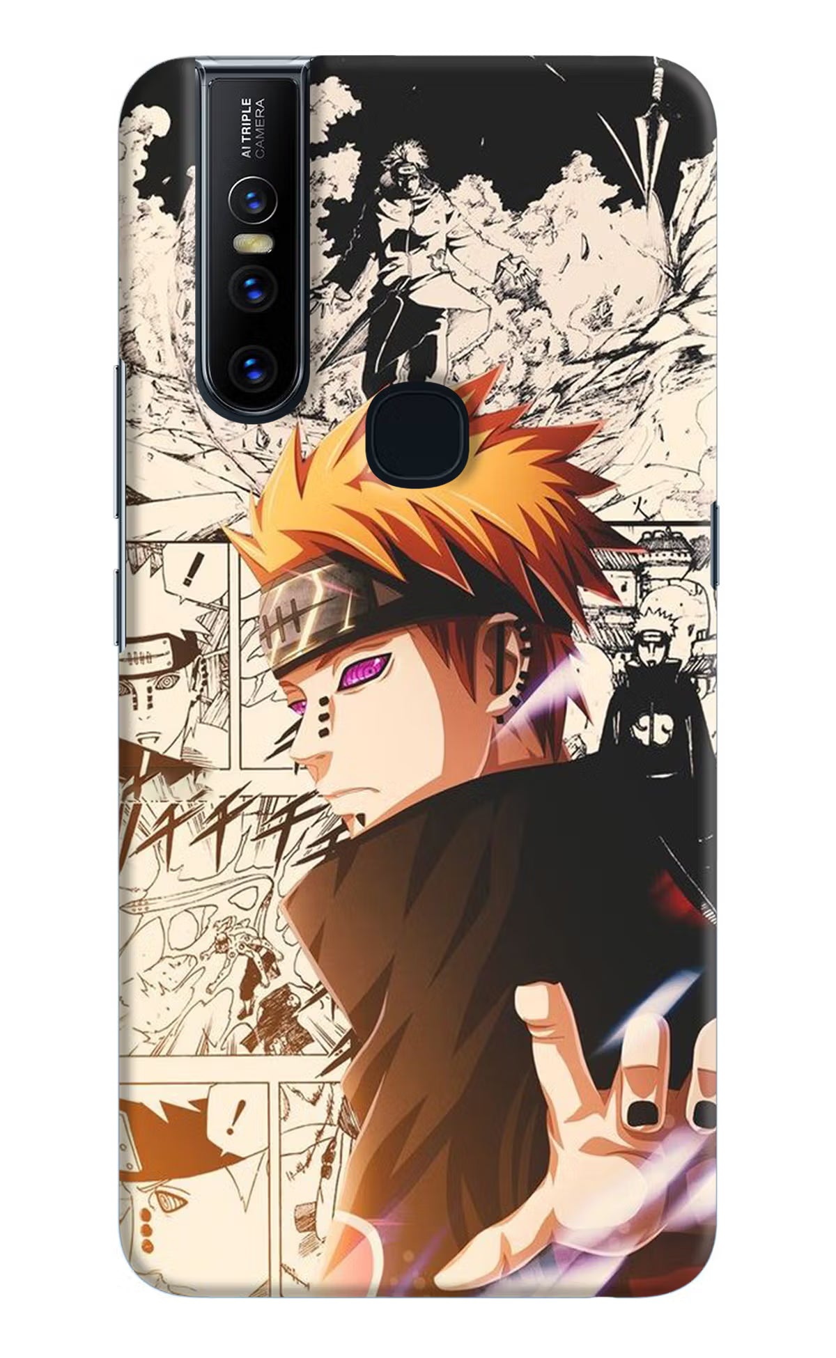 Pain Anime Vivo V15 Hard Case Back Cover by Casekaro