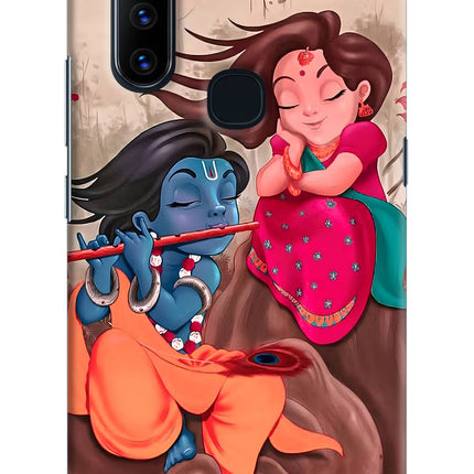 Radhe Krishna Vivo V15 Hard Case Back Cover by Casekaro