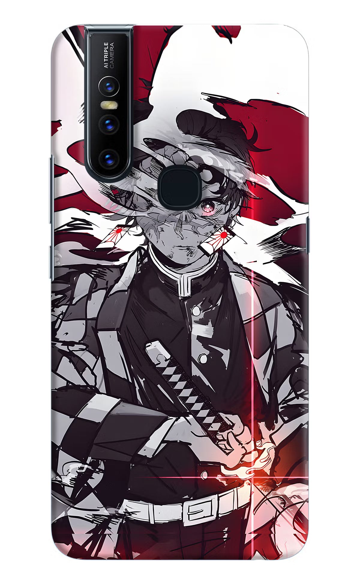 Demon Slayer Vivo V15 Hard Case Back Cover by Casekaro