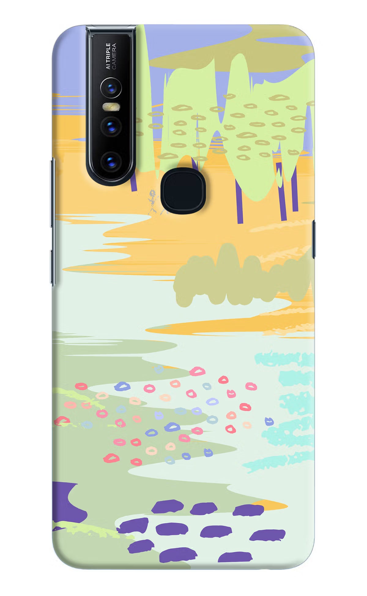 Scenery Vivo V15 Hard Case Back Cover by Casekaro