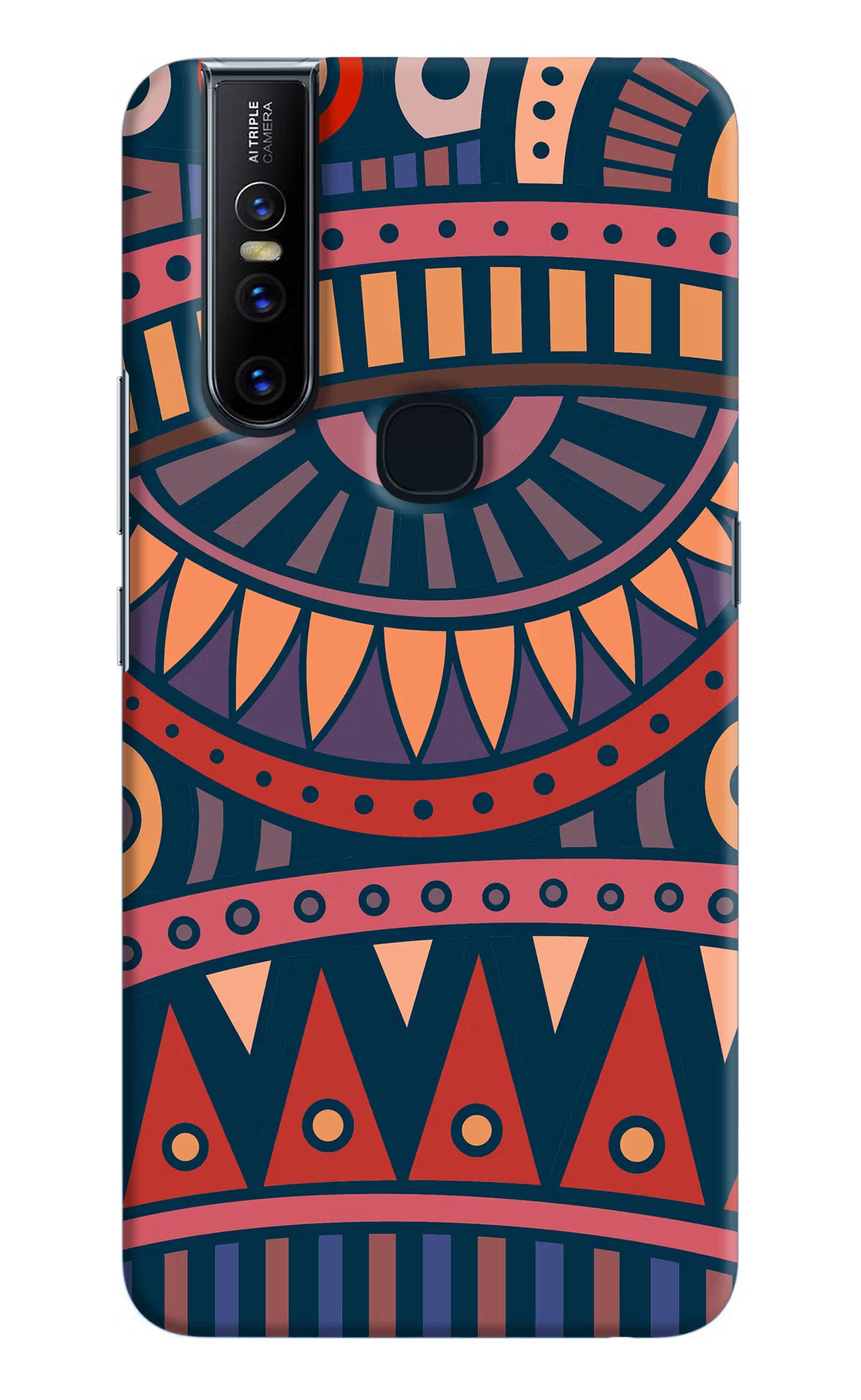 African Culture Design Vivo V15 Hard Case Back Cover by Casekaro