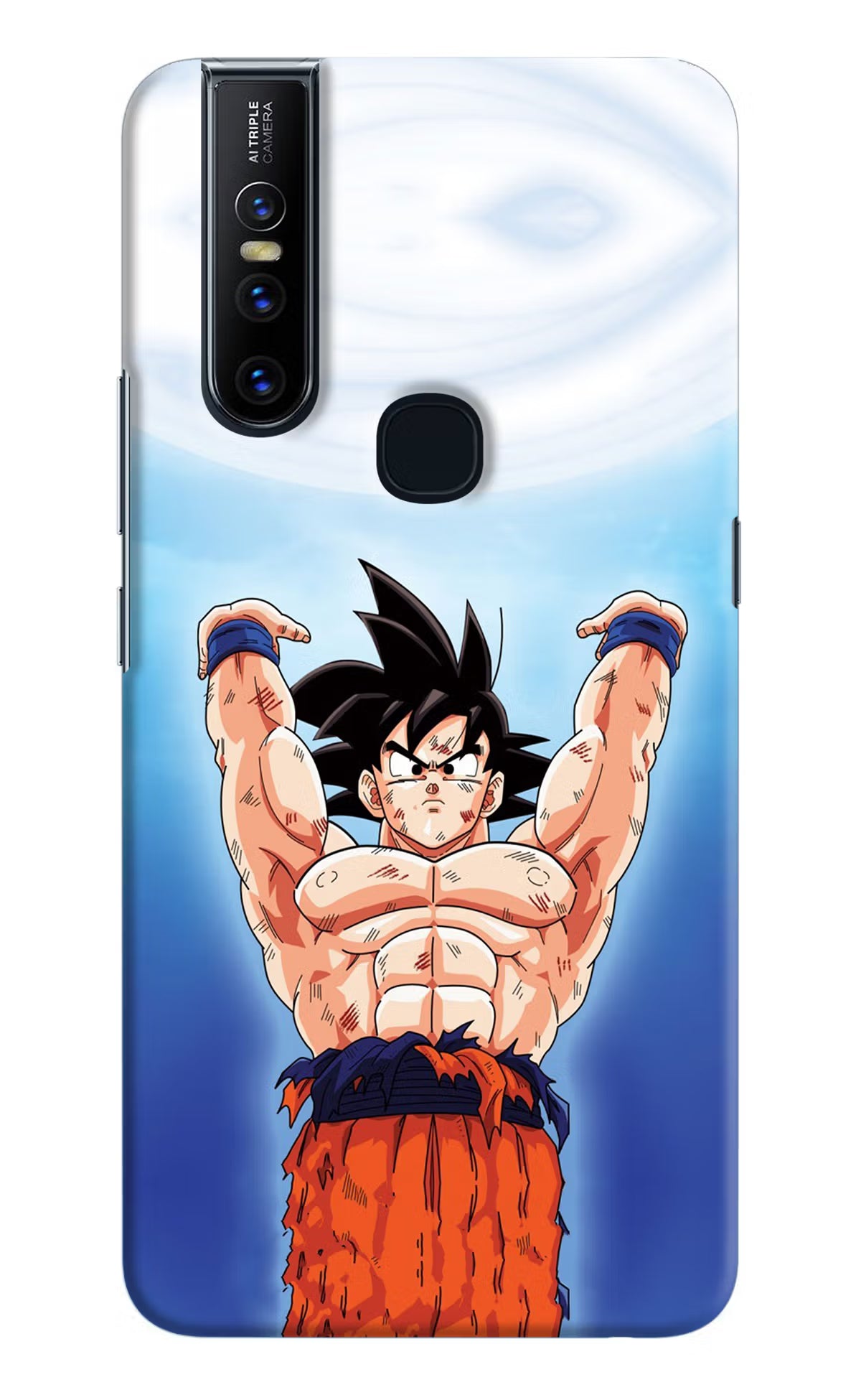 Goku Power Vivo V15 Hard Case Back Cover by Casekaro
