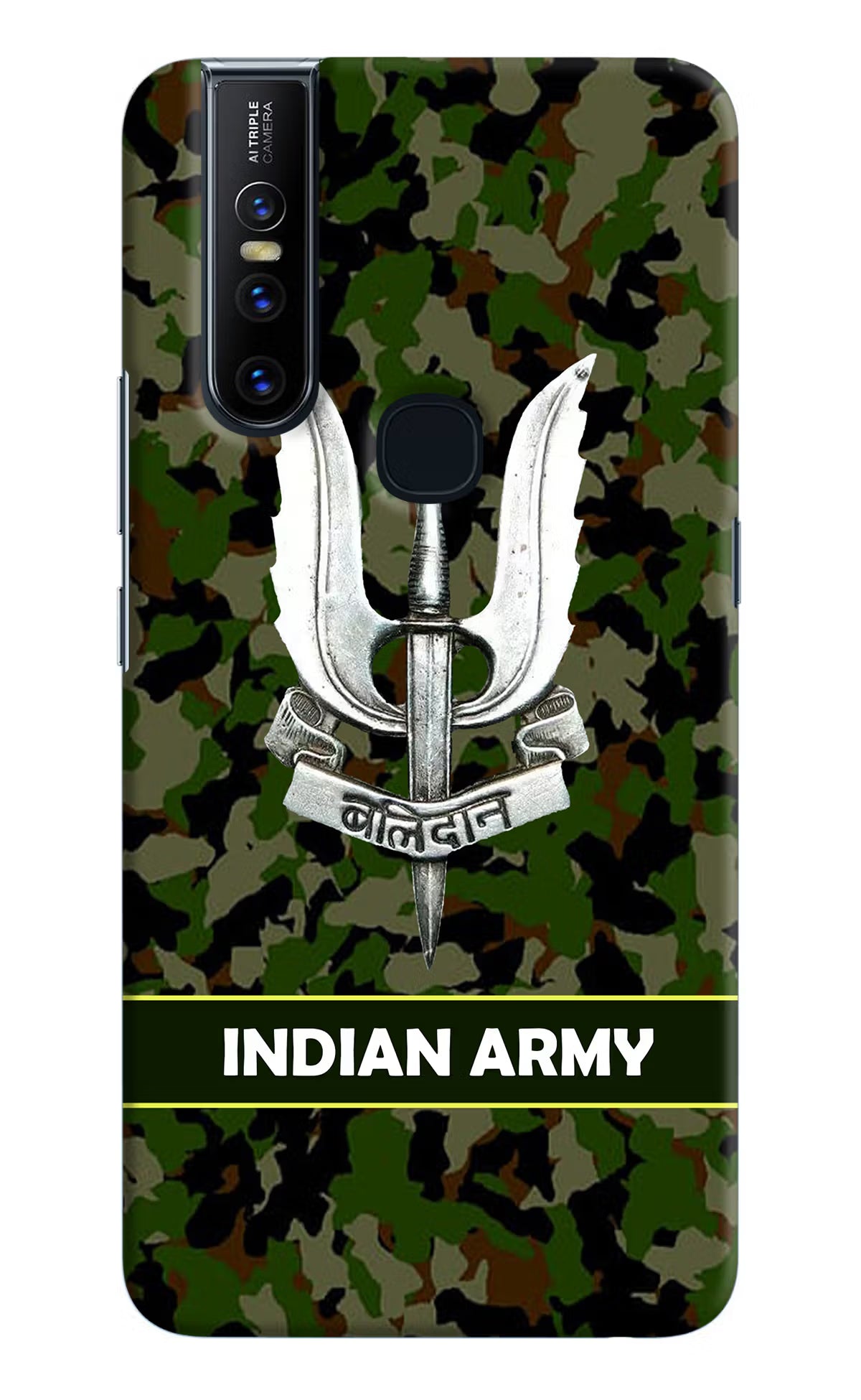 Balidan Indian Logo Vivo V15 Hard Case Back Cover by Casekaro