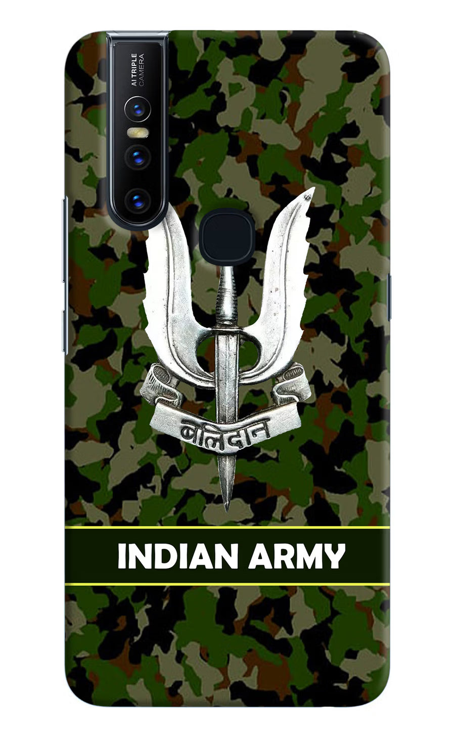 Balidan Indian Logo Vivo V15 Back Cover, Hard case