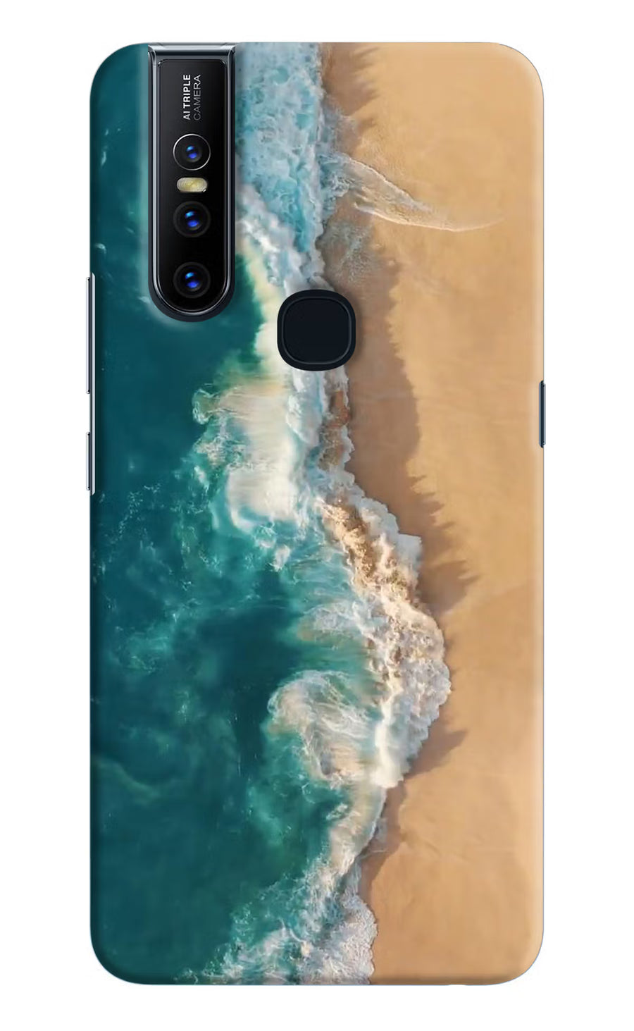 Ocean Beach Vivo V15 Back Cover, Hard case
