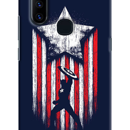 Captain America Marvel Art Vivo V15 Hard Case Back Cover by Casekaro