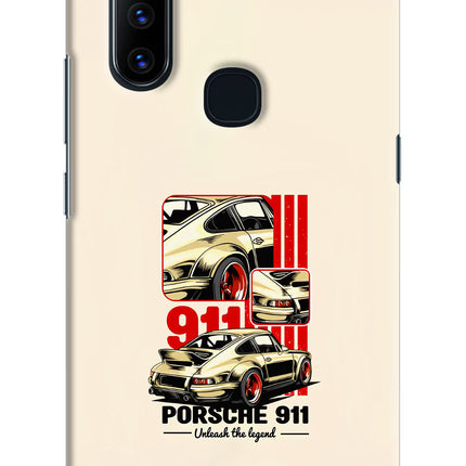 Classic Porsche 911 Vivo V15 Hard Case Back Cover by Casekaro