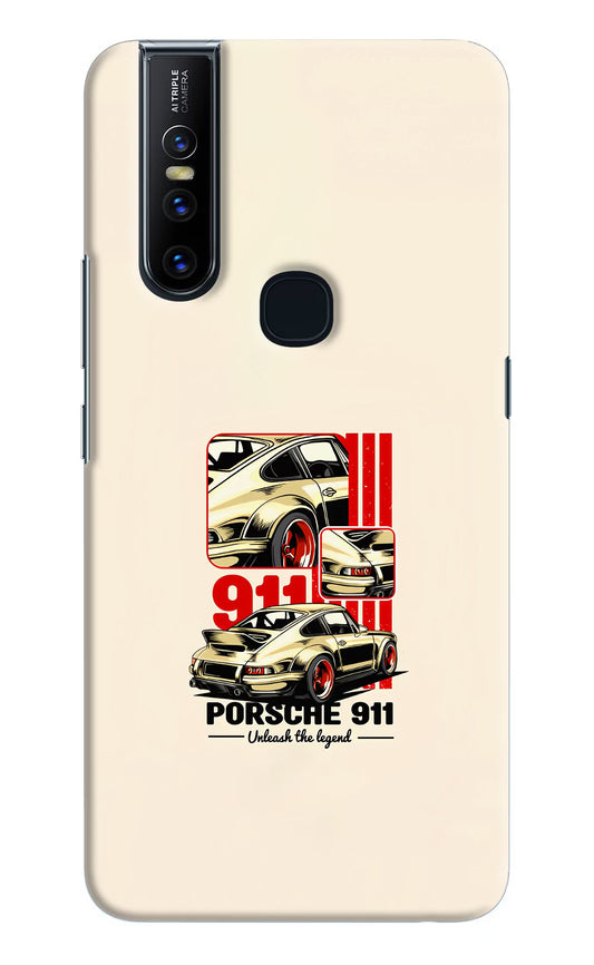 Classic Porsche 911 Vivo V15 Hard Case Back Cover by Casekaro