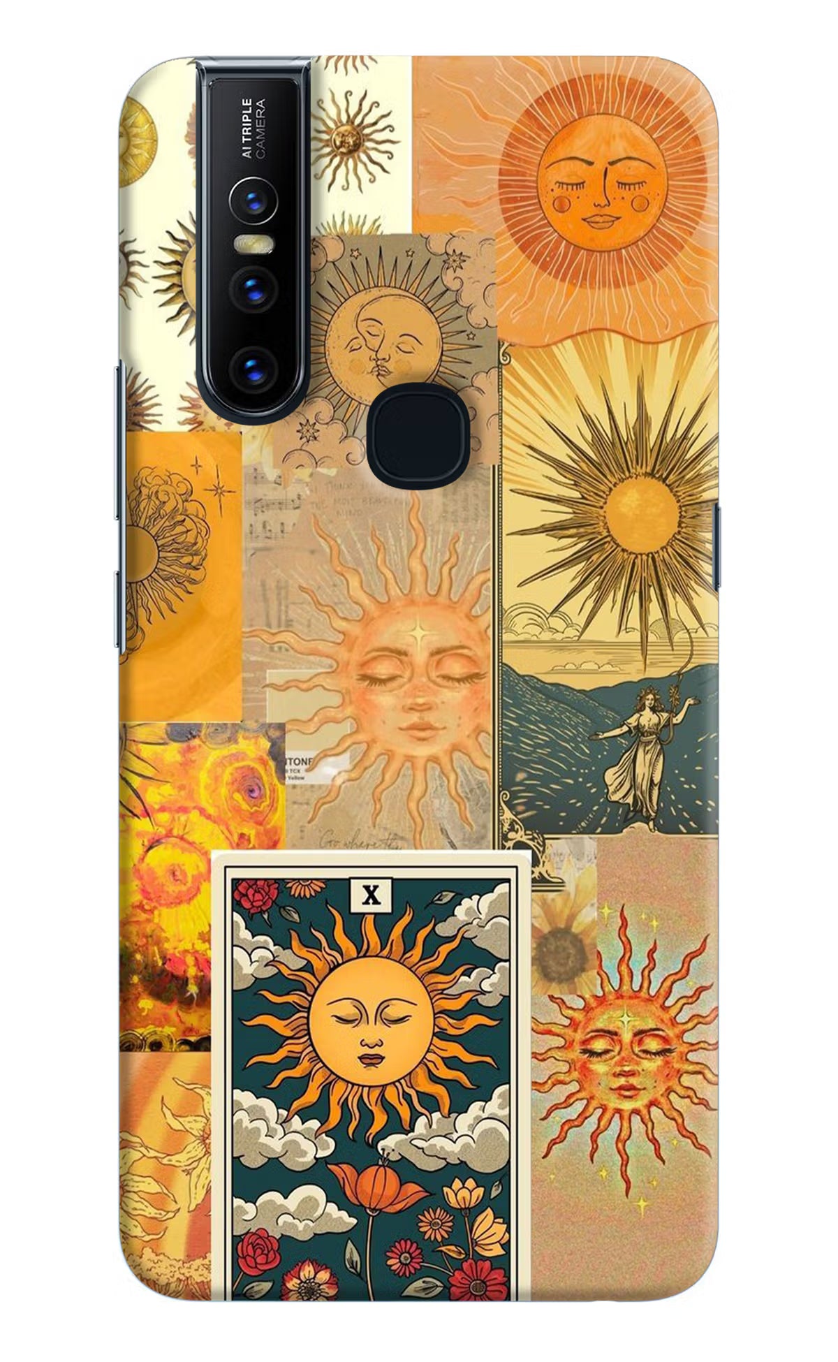 Sun Vivo V15 Hard Case Back Cover by Casekaro