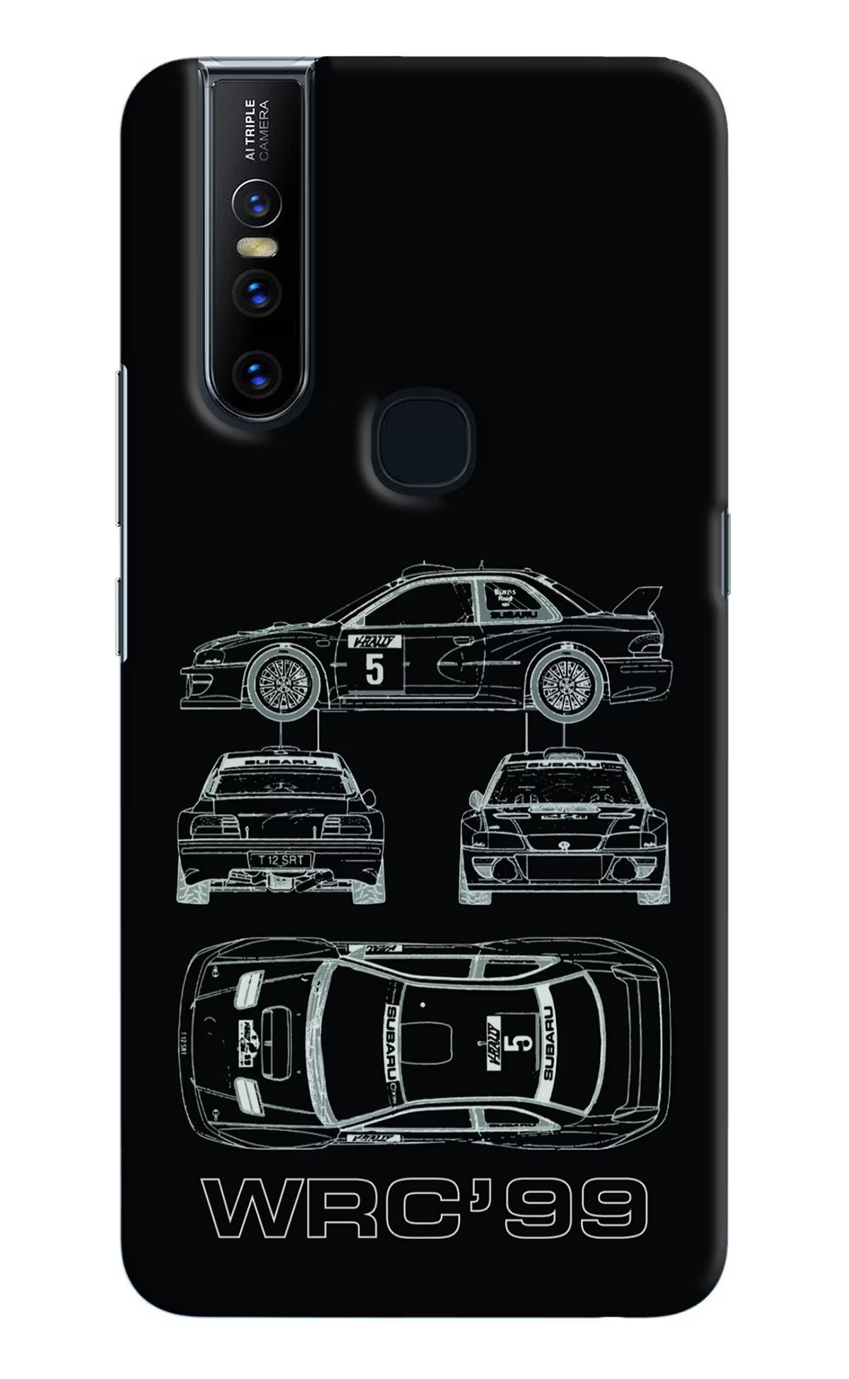 WRC'99 Vivo V15 Hard Case Back Cover by Casekaro