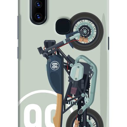 Classic Cafe Racer 99 Vivo V15 Hard Case Back Cover by Casekaro