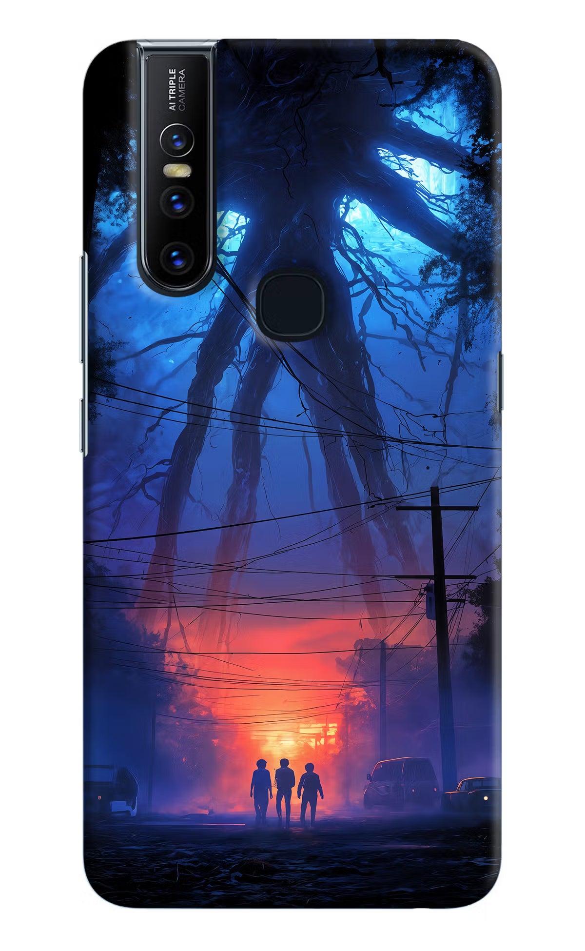 Ordinary Things Shadow Vivo V15 Hard Case Back Cover by Casekaro