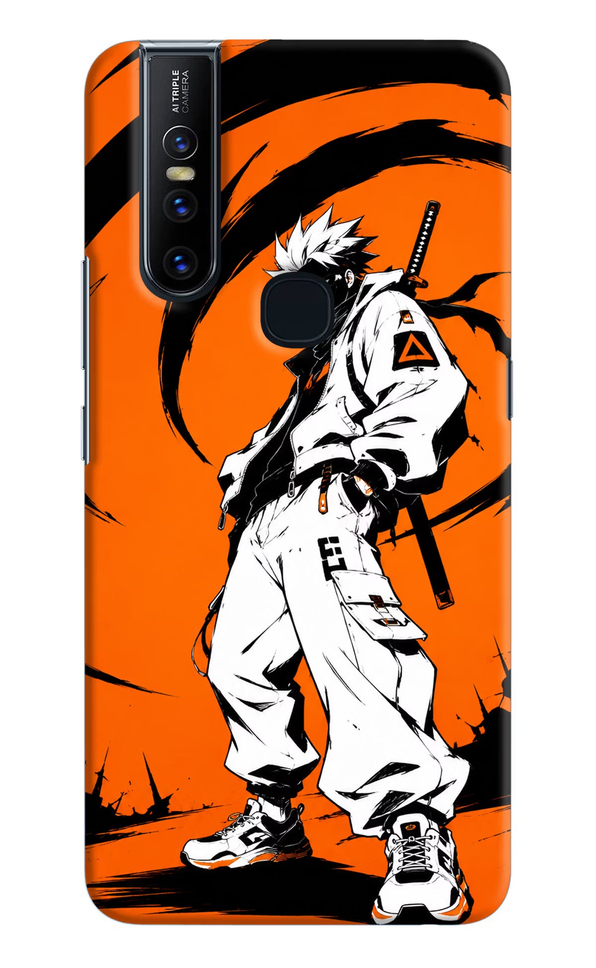 Street Samurai  Vivo V15 Hard Case Back Cover by Casekaro