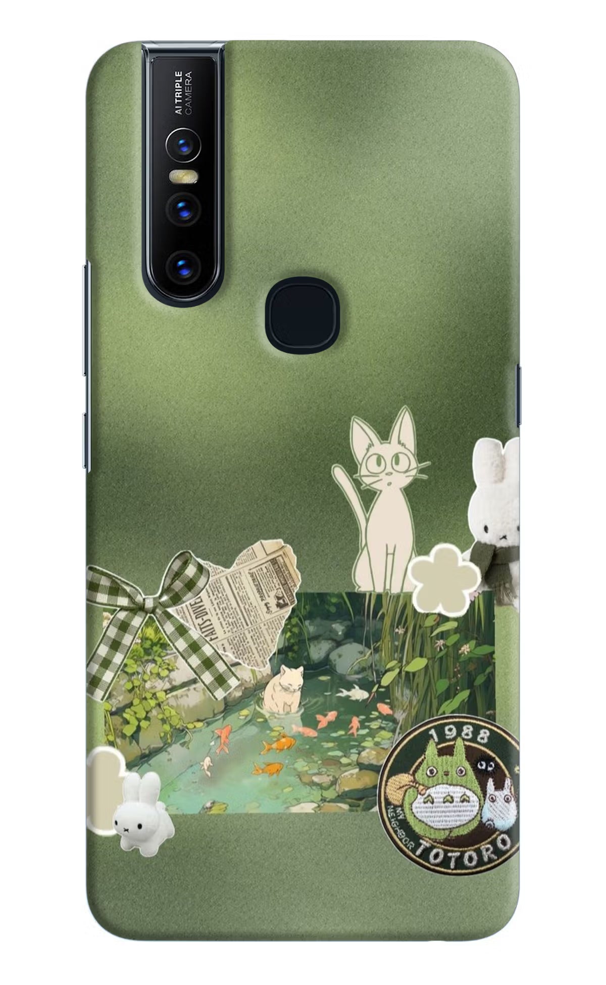Aesthetic anime Vivo V15 Back Cover