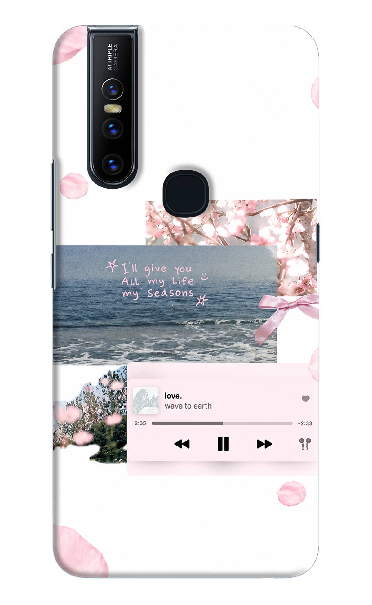Wave to earth Vivo V15 Back Cover